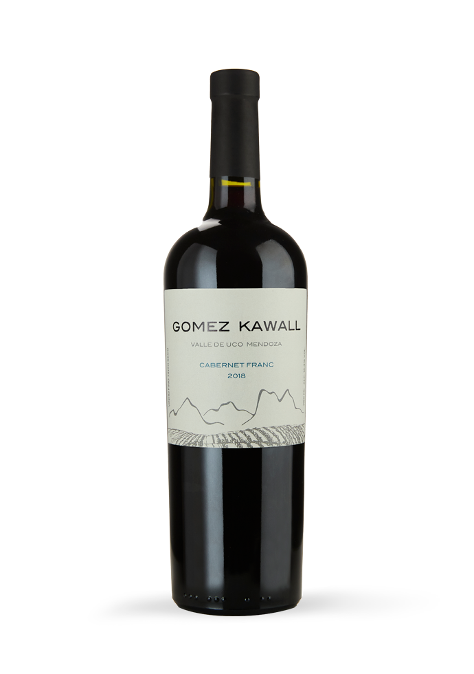 mockup_tintos_CabernetFranc_2018_gomezkawall Gomez Kawall Cabernet Franc 2018